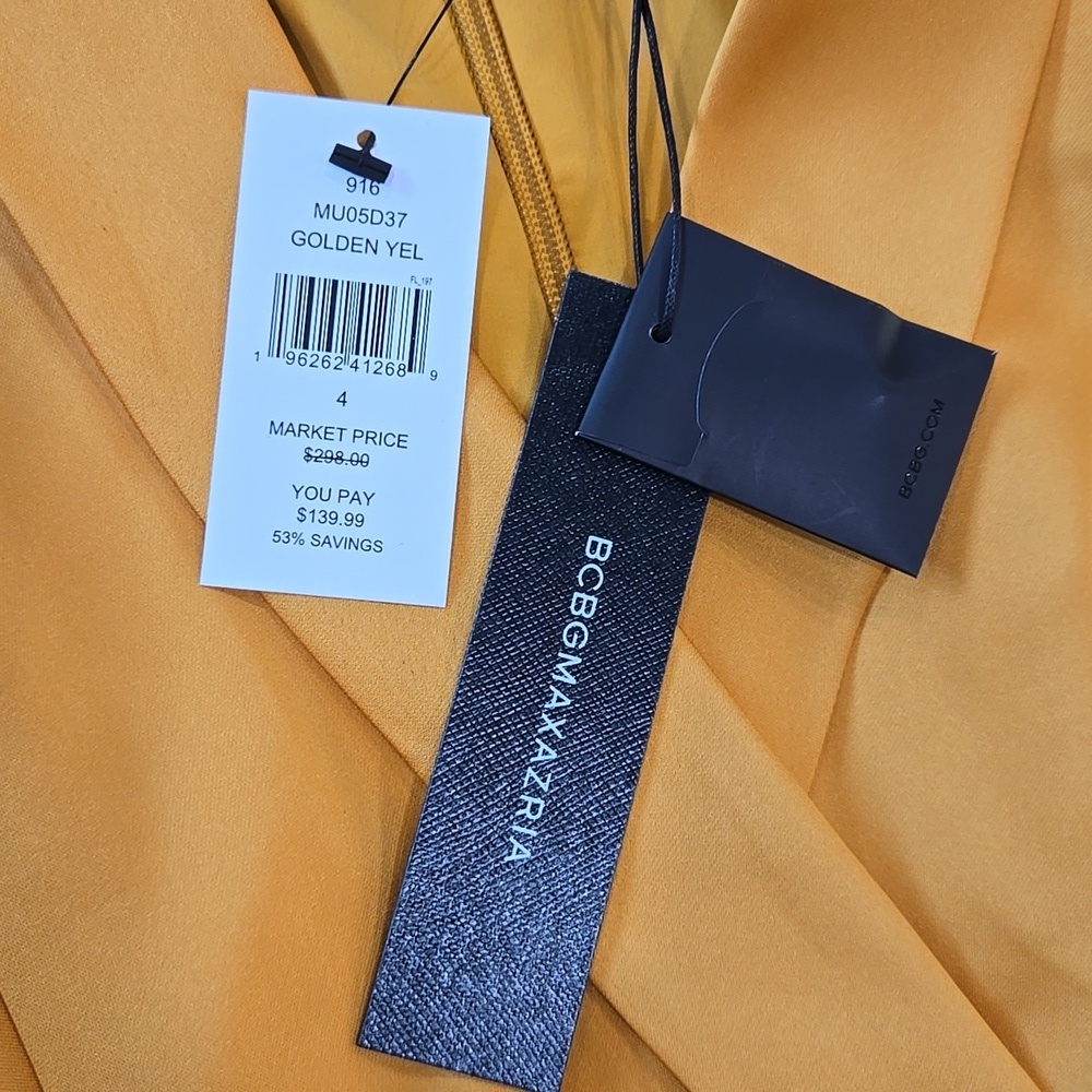 BCBG MAXAZRIA Faux Wrap Cocktail Dress NWT - Picture 7 of 7